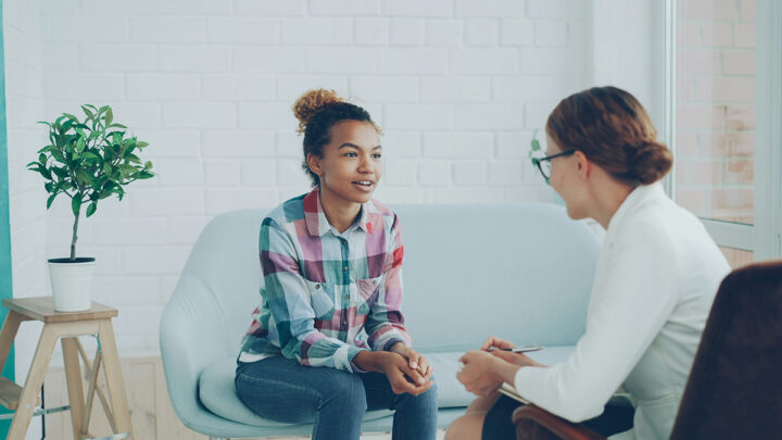 teenager in therapy using DBT in Beaverton