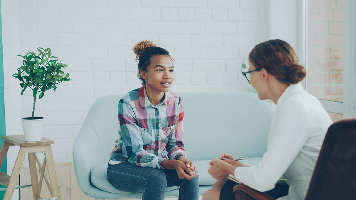 teenager in therapy using DBT in Beaverton